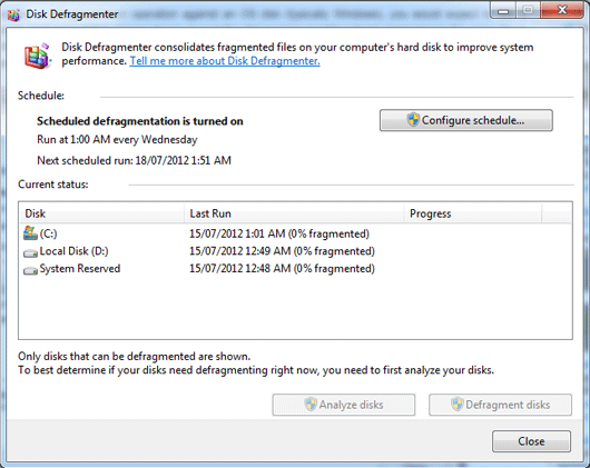 Our Experienced IT Support Staff can Defrag your VMware Disks